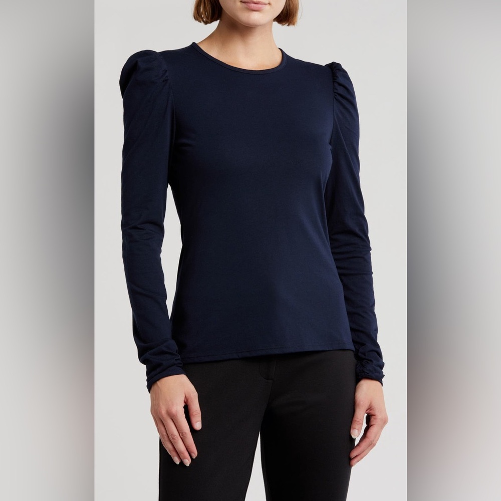 Rebecca Taylor Ruched Long Sleeve Top. Ladies XS - Picture 1 of 9